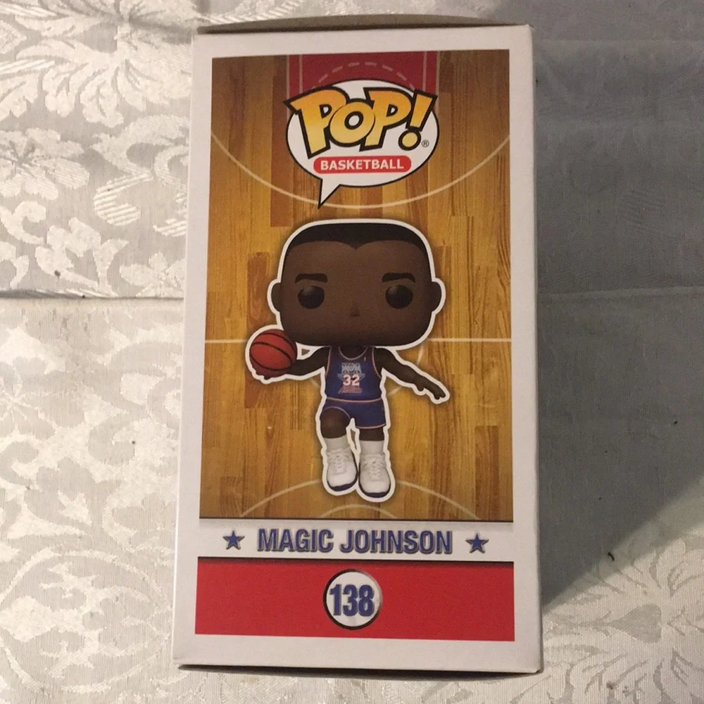 Funko Pop! NBA All-Stars #138 Magic Johnson Vinyl Figure - Blue Jersey